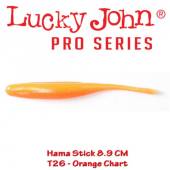 Naluca LUCKY JOHN Hama Stick 8.9cm, culoare T26, 10buc/plic