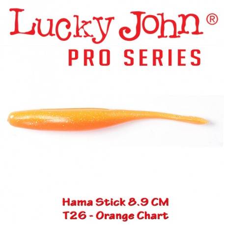 Naluca LUCKY JOHN Hama Stick 8.9cm, culoare T26, 10buc/plic
