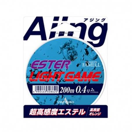 Fir monofilament YAMATOYO Ester Light Game 200m, 0.09mm, 1.4lbs