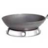 Set tigaie wok si stativ rotund pentru arzator lateral, 30 cm - ALL'GRILL 19999WR