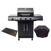 Gratar pe gaz din inox Char-Broil Performance Power Edition 3, grile din fonta