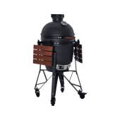 Gratar ceramic pe carbuni Kamado The Bastard Urban Medium, stand inclus