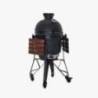 Gratar ceramic pe carbuni Kamado The Bastard Urban Medium, stand inclus