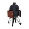 Gratar ceramic pe carbuni Kamado The Bastard Urban Large, stand inclus