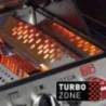 Gratar pe gaz, Enders Monroe Pro 3 SIK Turbo, 3 arzatoare inox, arzator infrarosu, grile fonta