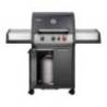 Gratar pe gaz Enders Monroe Black Pro 3 K Turbo, 3 arzatoare inox, grile fonta