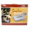 Cutie de afumare din inox 304 pentru gratare - Grandhall, 15 x 12 x 2.5 cm