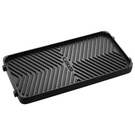 Plita antiaderenta cu doua fete neteda si grill 19 x 41.5 cm - Cadac