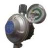 Set regulator de presiune gaz cu manometru si furtun cu filet 1 pe 4 - Cadac