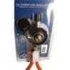 Set regulator de presiune gaz cu manometru si furtun cu filet 1 pe 4 - Cadac