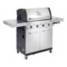 Gratar pe gaz din inox Char-Broil Professional Pro S 4, grile din fonta