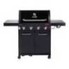 Gratar pe gaz din inox Char-Broil Professional Core B 4, grile din fonta, 4+1 arzatoare