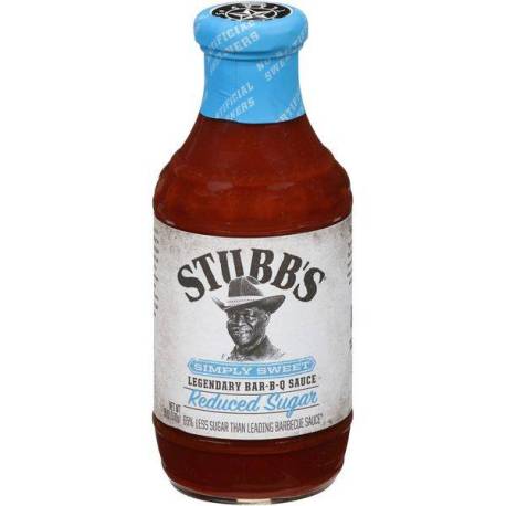 Sos Stubb's Simply Sweet reduced Sugar 450 ml, 510g