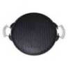 Plita rotunda din fonta doua fete neteda si grill cu manere detasabile - Activa 15220