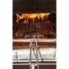 Gratar din inox pentru cuptor traditional pentru pizza pe lemne - Maximus