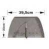 Cuptor traditional pentru pizza pe lemne Maximus, negru