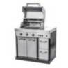 Bucatarie exterioara modulara CHAR-BROIL Ultimate 3200 140906 TRU-Infrared, gratar pe gaz, 3 arzatoare, inox non-magnetic