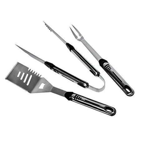 Set 3 ustensile din inox pentru gratar - Activa, 47 cm