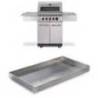 Tava din otel inoxidabil tip Plancha pentru arzator lateral gratar Kansas seria 2, 3 sau 4 Enders