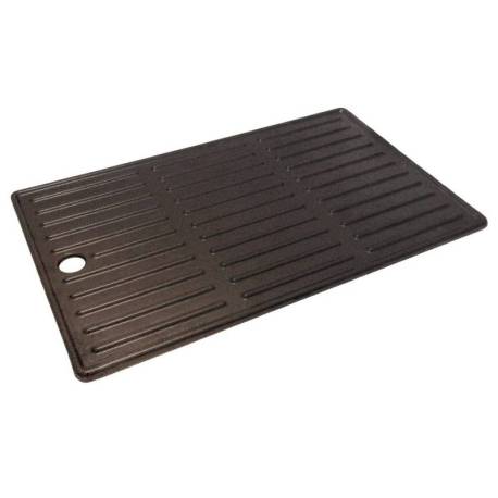 Plita din fonta cu 2 fete neteda si grill 43 x 26 cm - Char-Broil 140007