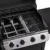 Gratar pe gaz Char-Broil Convective 410B, 4 arzatoare din inox, gratare din fonta