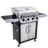 Gratar pe gaz Char-Broil Convective 440S, 4 arzatoare din inox, gratare din fonta