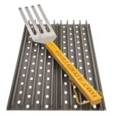 Set 2 grile pentru gratar de 44 x 13 cm si spatula GrillGrate