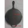 Tigaie grill adanca rotunda din fonta cu maner Lodge, 26 cm