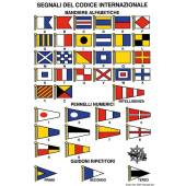 Sticker OSCULATI - Coduri si simboluri nautice internationale, 110x170mm