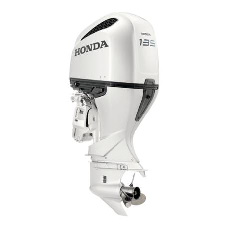 Motor termic HONDA BF135D XCDU, DBW, 135CP, cizma Extra-Lunga 635mm, power Trim&Tilt, White, elice contrarotanta