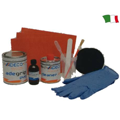 Kit reparare barci gonflabile PVC, ADECO ULTRA PROFESSIONAL, alb