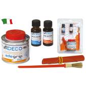 Kit reparare barci gonflabile PVC ADECO, alb