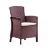 Set mobilier balcon BICA Lido Terrace, 2 persoane, maro