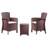 Set mobilier balcon BICA Lido Terrace, 2 persoane, maro