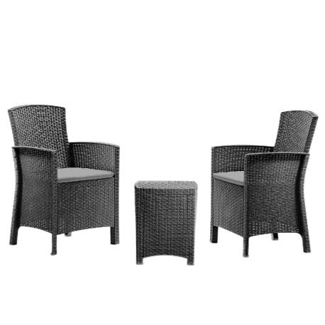 Set mobilier balcon BICA Lido Terrace, 2 persoane, grafit