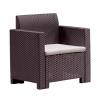 Set mobilier balcon BICA Nebraska Terrace, maro, 2 persoane