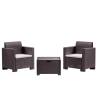 Set mobilier balcon BICA Nebraska Terrace, maro, 2 persoane