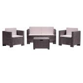 Mobilier gradina BICA Colorado 2 maro, 4 persoane