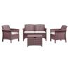 Set mobilier gradina BICA Venezia 2 maro, 4 persoane