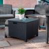 Set mobilier gradina BICA Venezia 2 grafit, 4 persoane