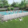 Kit piscina supraterana BESTWAY 56623 cu cadru metalic, 9.56x 4.88x1.32m