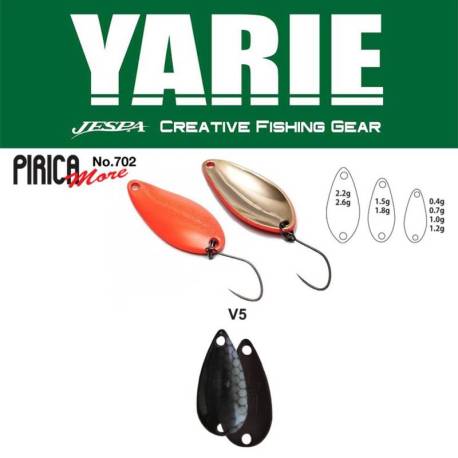 Lingurita oscilanta YARIE 702 Pirica More 1.0g, culoare V5 D6