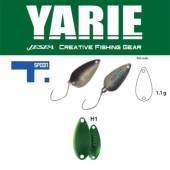 Lingurita oscilanta YARIE 706 T-Spoon 1.1g, culoare H1 Green Metallic