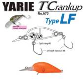 Vobler YARIE 675 T-Crankup Type LF 3.5cm, 2.6g, culoare C2 Clear Orange
