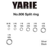 Inele despicate YARIE 806 Split Ring Silver 8lb Nr.0