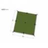 Tenda DD Hammocks Tarp 2x2 Olive Green, 2x2m