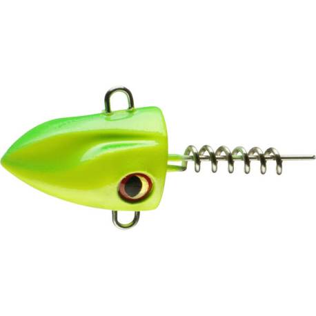 Lest jig DAIWA Prorex Pelagic Screw-in Chartreuse 20g, 3buc/plic