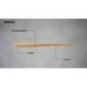 Bata de baseball din lemn - Avento, 68 cm