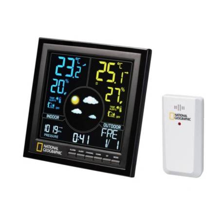 Statie meteo National Geographic 9070600, termometru, higrometru, alarma