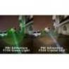Lanterna PNI Adventure F750 Green Light din aluminiu, LED 10W, 500 lm, pana la 850 m, IP44